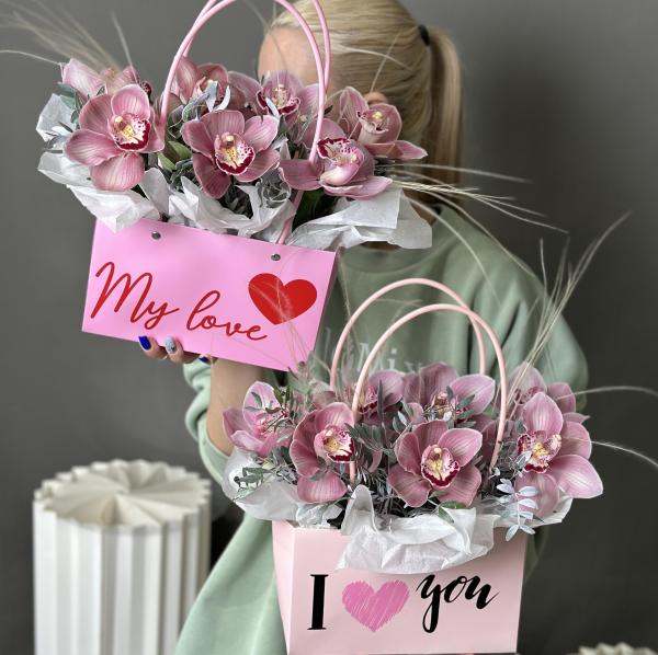 Сумка с орхидеей 246