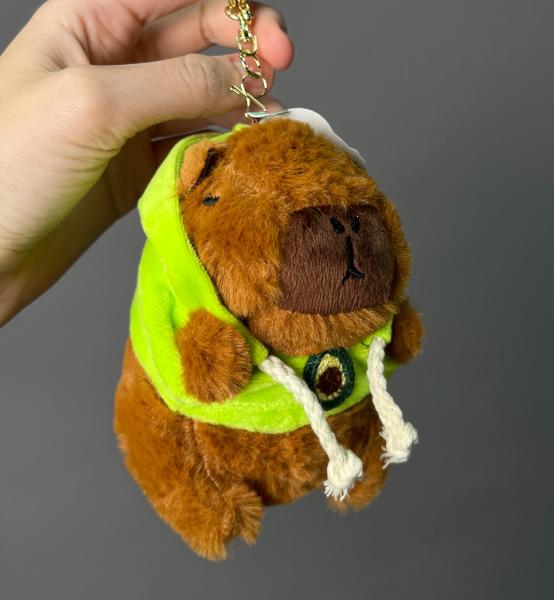 Брелок капибара зеленый