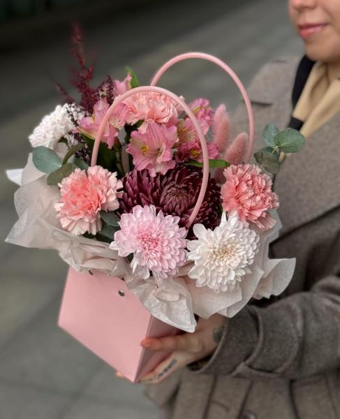 Сумочка с хризантемой 140