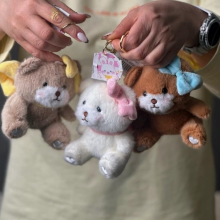 Брелок  пушистый модник