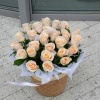  Корзина с кенией 25 шт кремовые 328