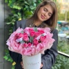 322 Коробочка с кустовыми розами 