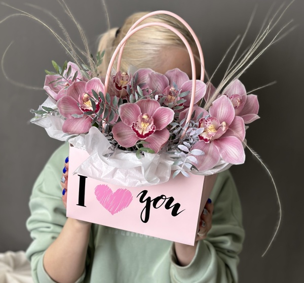 Сумка с орхидеей 246