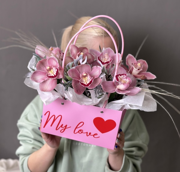 Сумка с орхидеей 246