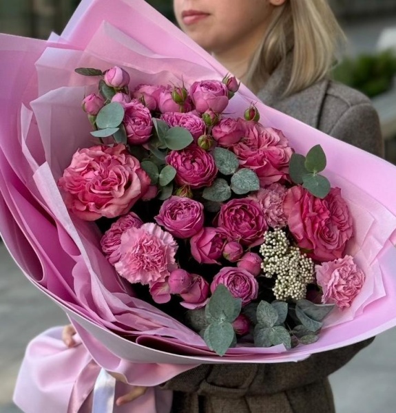 Букет малиновое ассорти S 219