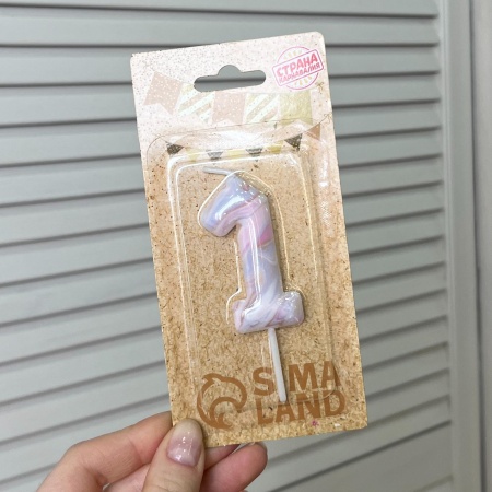 Свеча цифра 